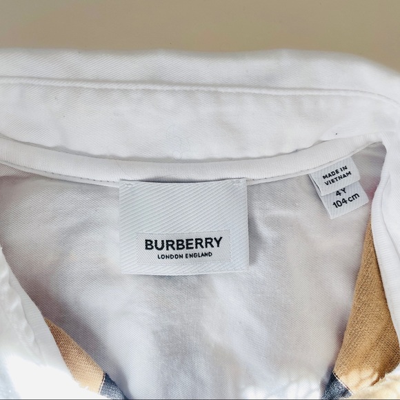 Burberry Long-sleeve Icon Stripe Dress / 4Y toddler girls - Picture 4 of 10